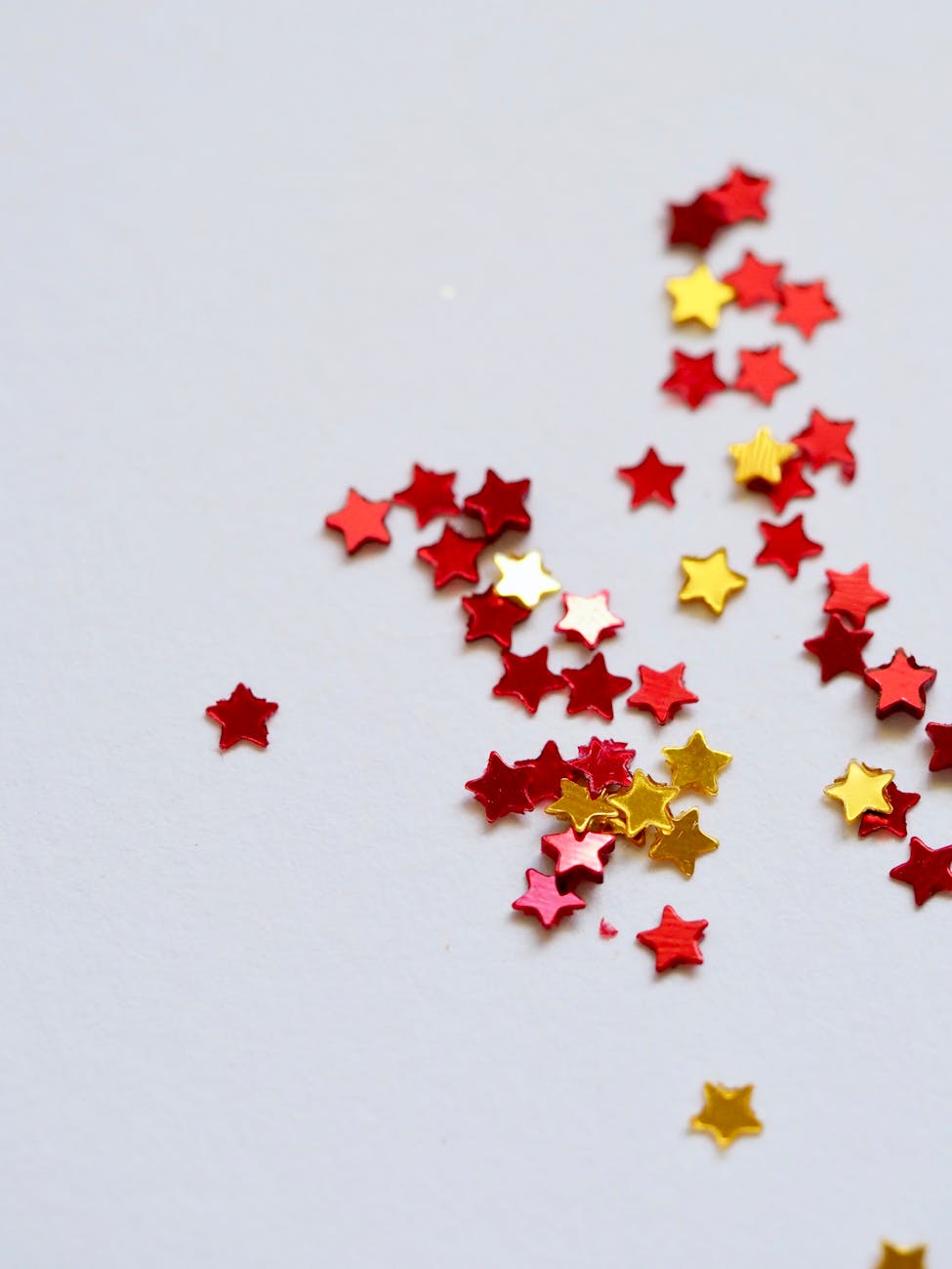 selective focus photography of assorted color stars